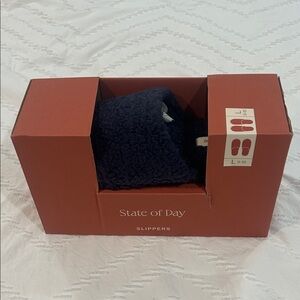 State of Day Navy Slippers